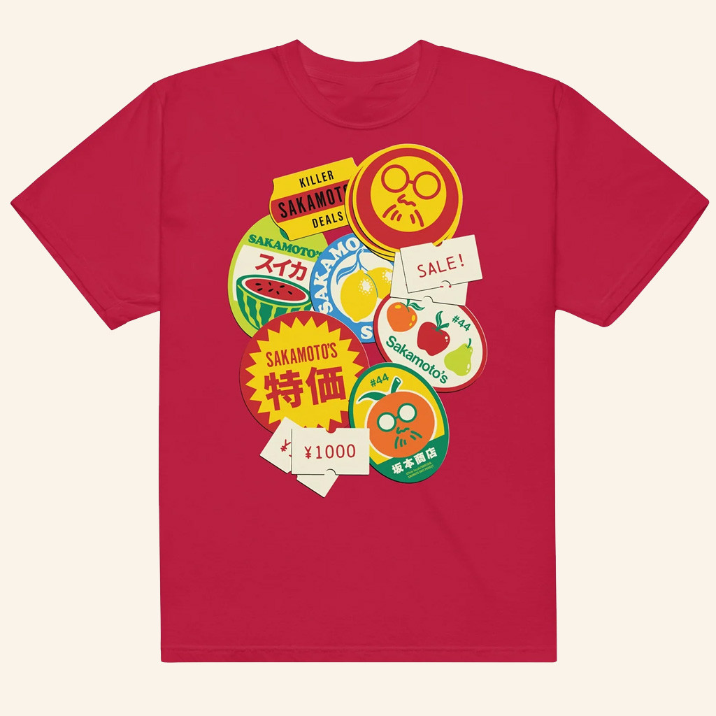 Sakamoto Days Merch Sakamoto Days Sticker Collage T-Shirt Gifts For Friends Sakamoto Days Merch Sakamoto Days Sticker Collage T-Shirt Gifts For Friends