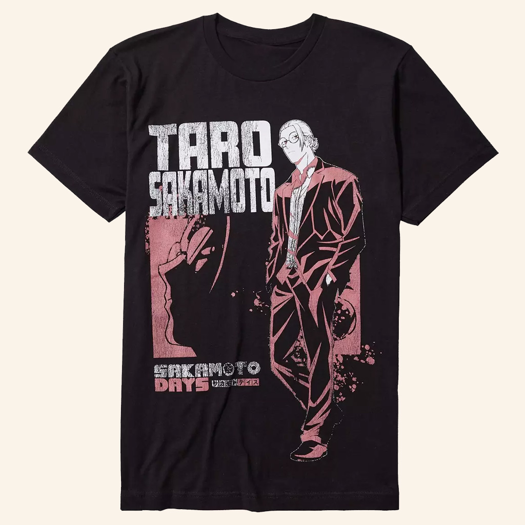 Sakamoto Days Merch Taro Tonal Profile T-Shirt Best Presents For Anime Fans