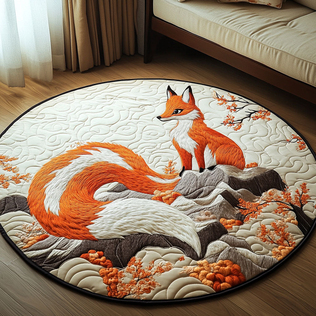 Sakura Spirit Quilted Round Mat Entryway Ideas Fox Gifts For Mom Mother's Day