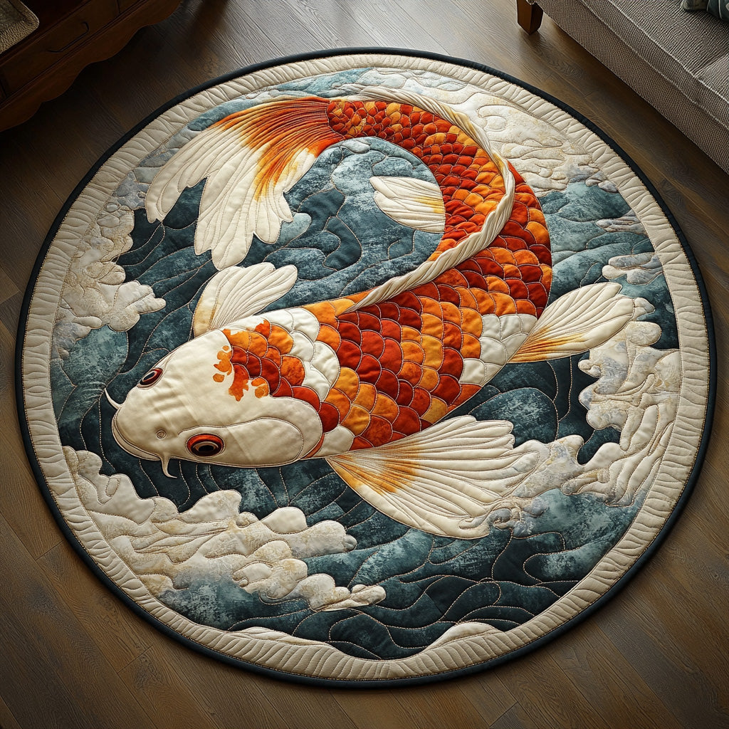 Sakura Swim Quilted Round Mat Entryway Rug Ideas Best Gifts For Fisherman 2025