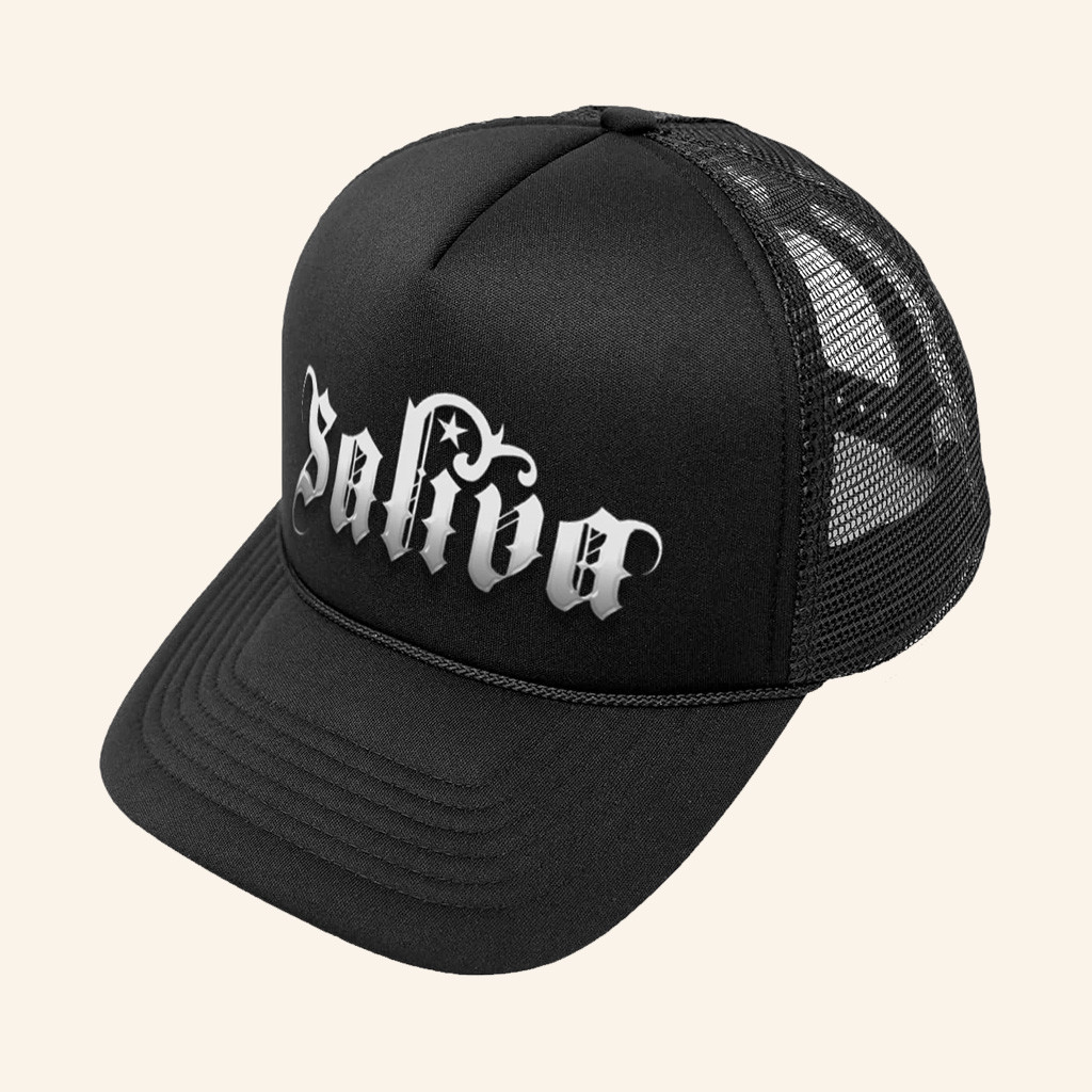 Saliva Merch Saliva Black Snapback Logo Hat Birthday Gifts For Boyfriend Saliva Merch Saliva Black Snapback Logo Hat Birthday Gifts For Boyfriend