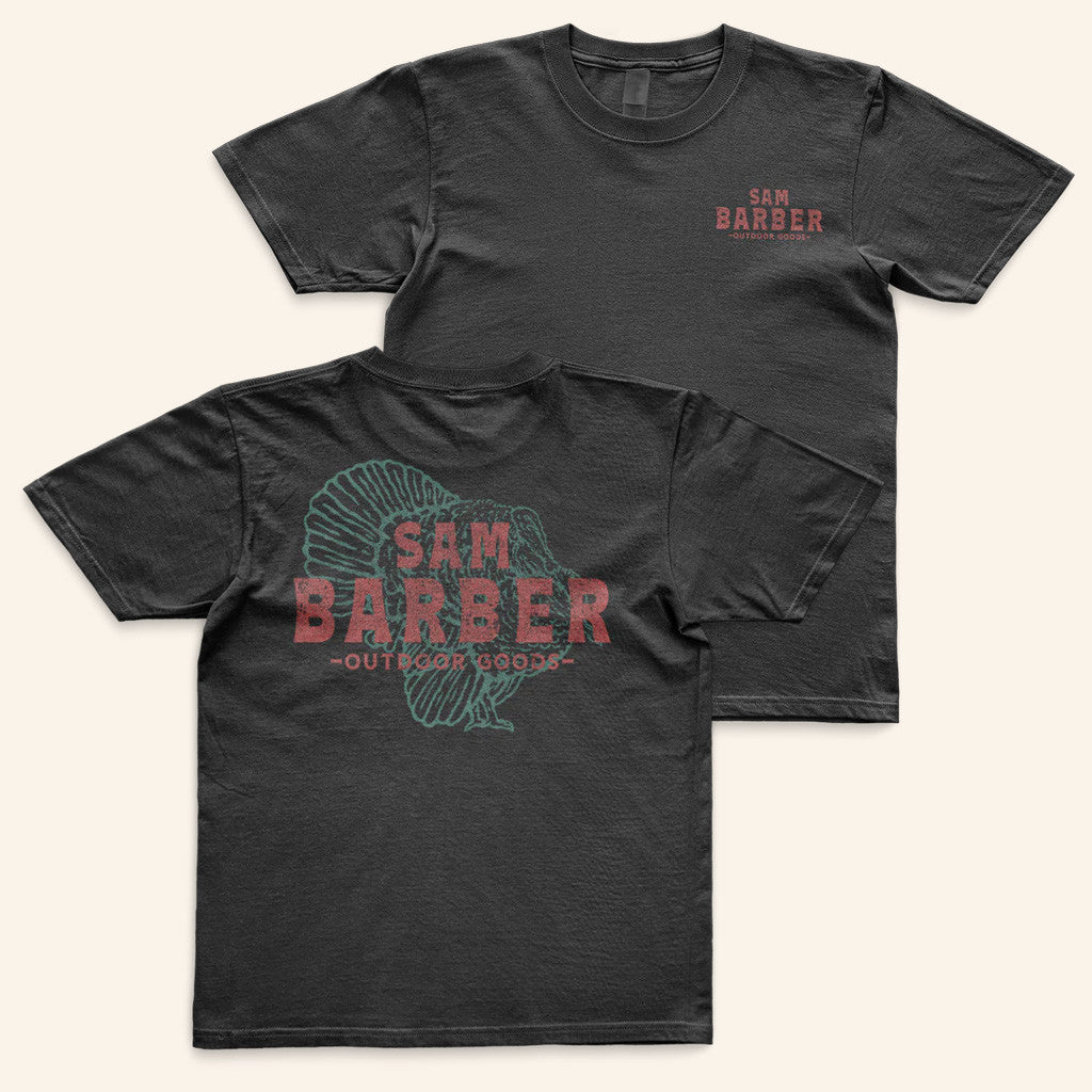 Sam Barber Merch Tour 2025 Gobbler Black T-Shirt Gift Ideas For Dad