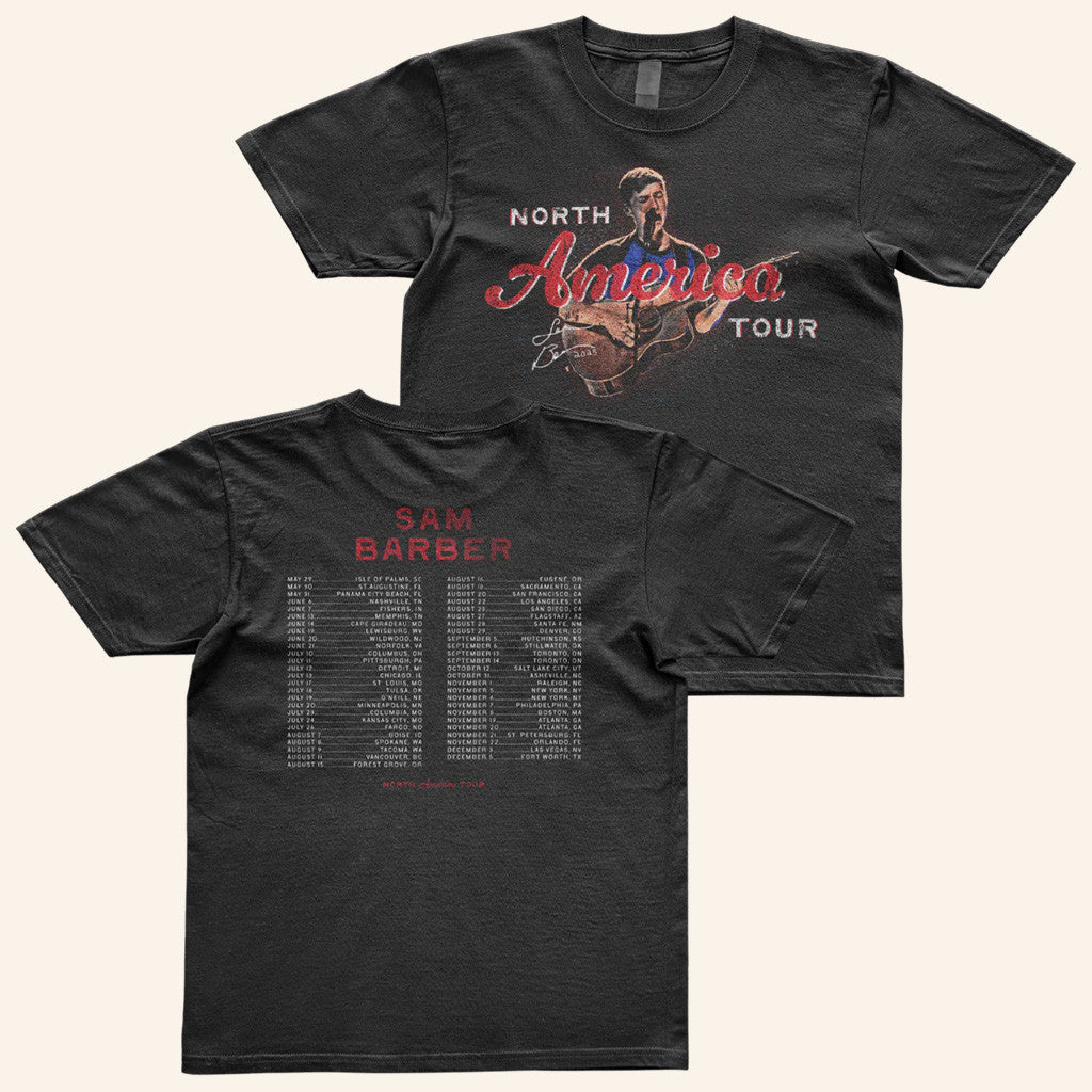 Sam Barber Merch Tour 2025 Sam Barber 2025 Tour T-Shirt Gifts For Fans