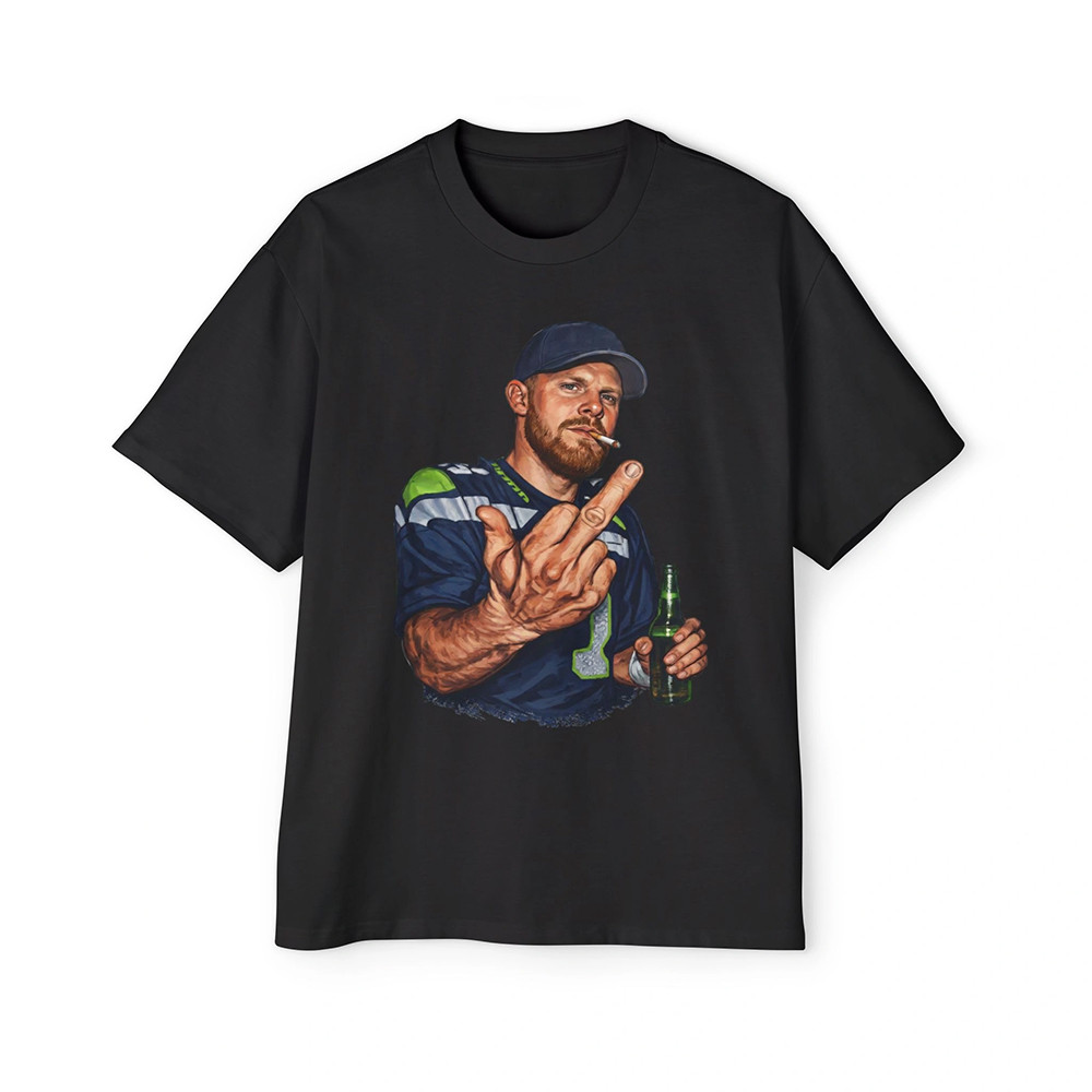 Sam Darnold Seahawks Smoking Beer T-Shirt Funny Sam Darnold Shirt Football Lover Gift For Him
