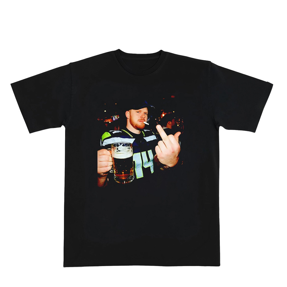 Sam Darnold Smoking Football T-Shirt Victory Sam Darnold Shirt Best Gift For Football Fan