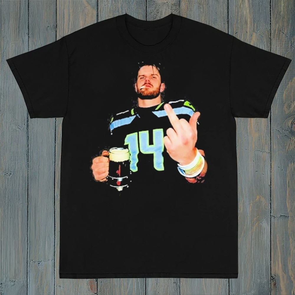 Sam Darnold Smoking Funny T-Shirt Football Clothes Sarcastic Gift For Football Fans