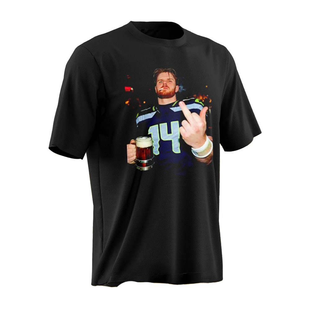 Sam Darnold Smoking T-Shirt Seattle Football Clothes The 12s Present For Him