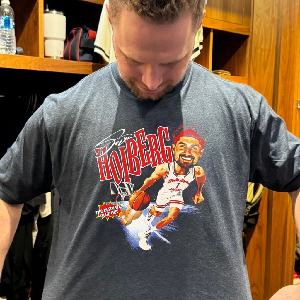 Sam Hoiberg Nebraska Cornhuskers The Ultimate Glue Guy T-Shirt Basketball Fan Gift Ideas