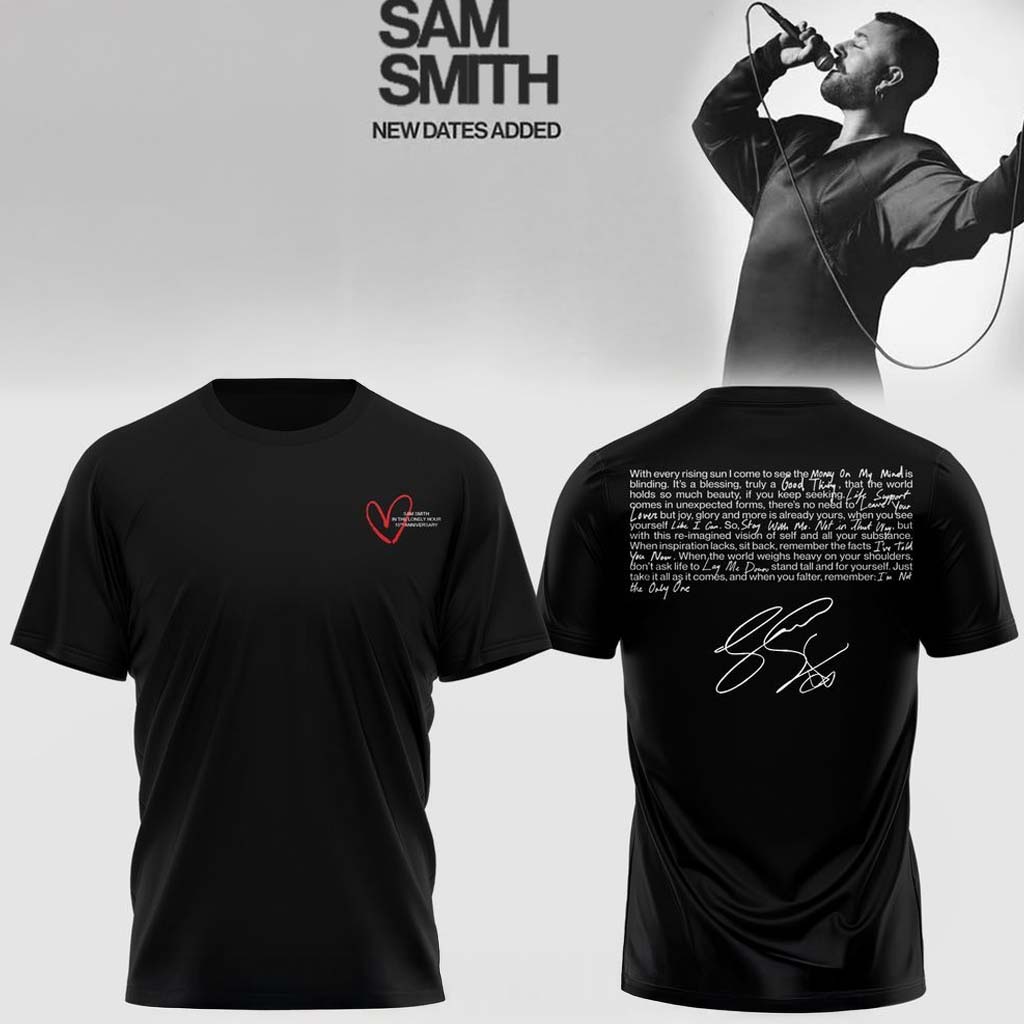 Sam Smith I'm Back T-Shirt Sam Smith Merch Unique Gifts For Music Lovers