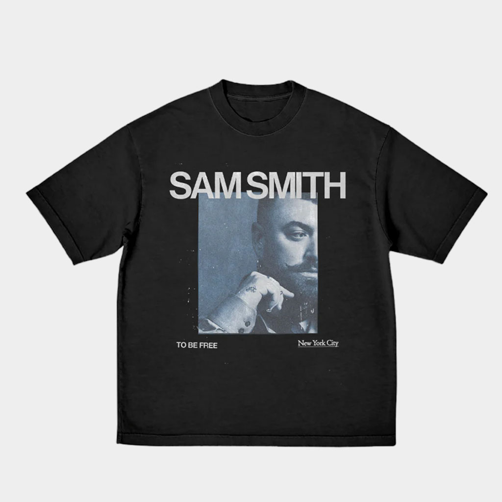 Sam Smith Merch To Be Free Nyc Black T-Shirt Sam Smith Shirt Best Gifts For Music Lovers Sam Smith Merch To Be Free Nyc Black T-Shirt Sam Smith Shirt Best Gifts For Music Lovers