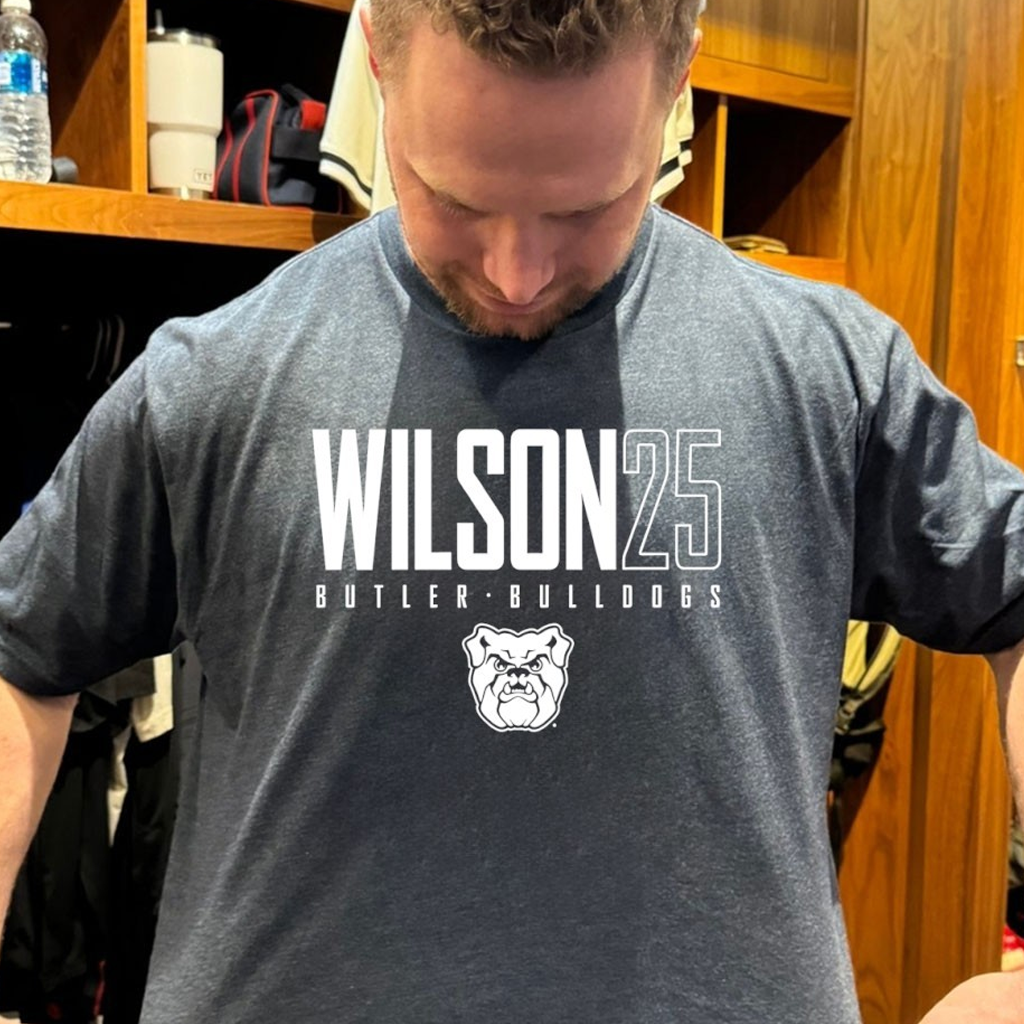 Samantha Wilson 25 Butler Bulldogs Lacrosse Number And Name Shirt Gifts For Dad