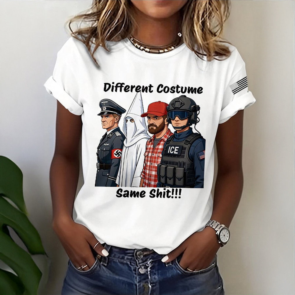 Same shit Different Costume FDT T-Shirt Anti ICE Political Themed Shirt Unique Gift For Women