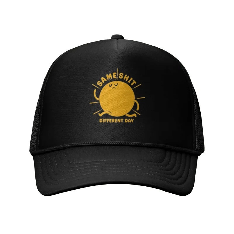 Same Shit Different Day Hat Funny Meme Merch Best Meme Baseball Cap Gifts For Him