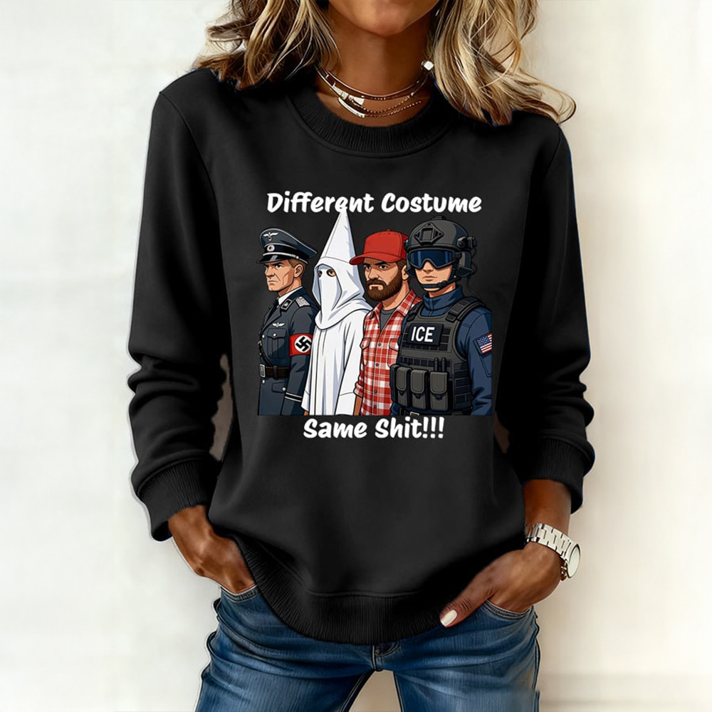 Same Shit Different Hat FDT Sweatshirt Anti ICE Political Clothing Gift Ideas For Women