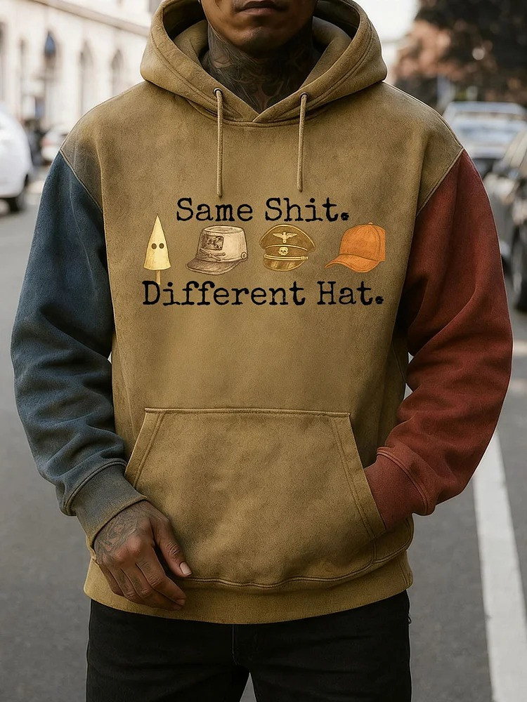 Same Shit Different Hat Hoodie Anti Trump Clothing Gifts For Liberal Friends