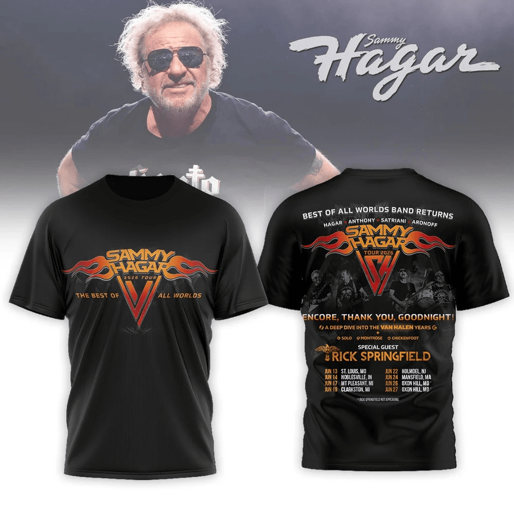 Sammy Hagar Tour 2026 Best Of All Worlds Shirt Sammy Hagar Merch Best Gifts For Music Lovers Sammy Hagar Tour 2026 Best Of All Worlds Shirt Sammy Hagar Merch Best Gifts For Music Lovers