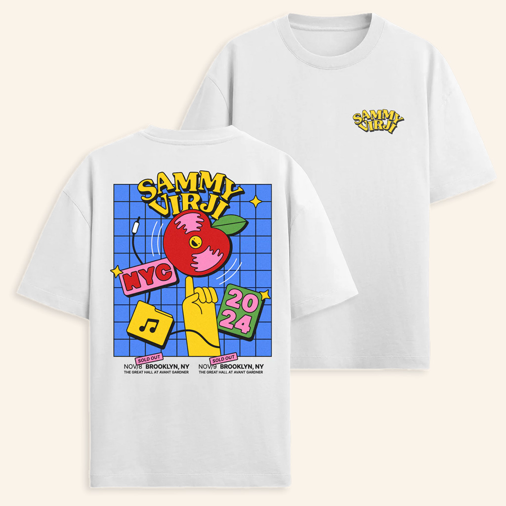 Sammy Virji Merch NYC 2024 T-Shirt Christmas Presents For Girlfriend Sammy Virji Merch NYC 2024 T-Shirt Christmas Presents For Girlfriend