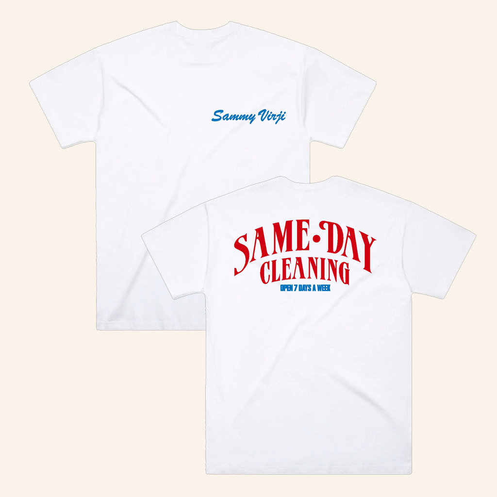 Sammy Virji Merch Sammy Virji White T-Shirt Birthday Gifts For DJ Fans Sammy Virji Merch Sammy Virji White T-Shirt Birthday Gifts For DJ Fans