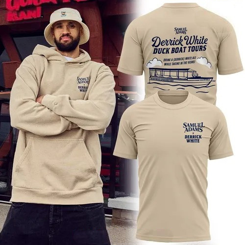 Samuel Adams x Derrick White Boat Tour Special T-Shirt Music Lovers Gifts