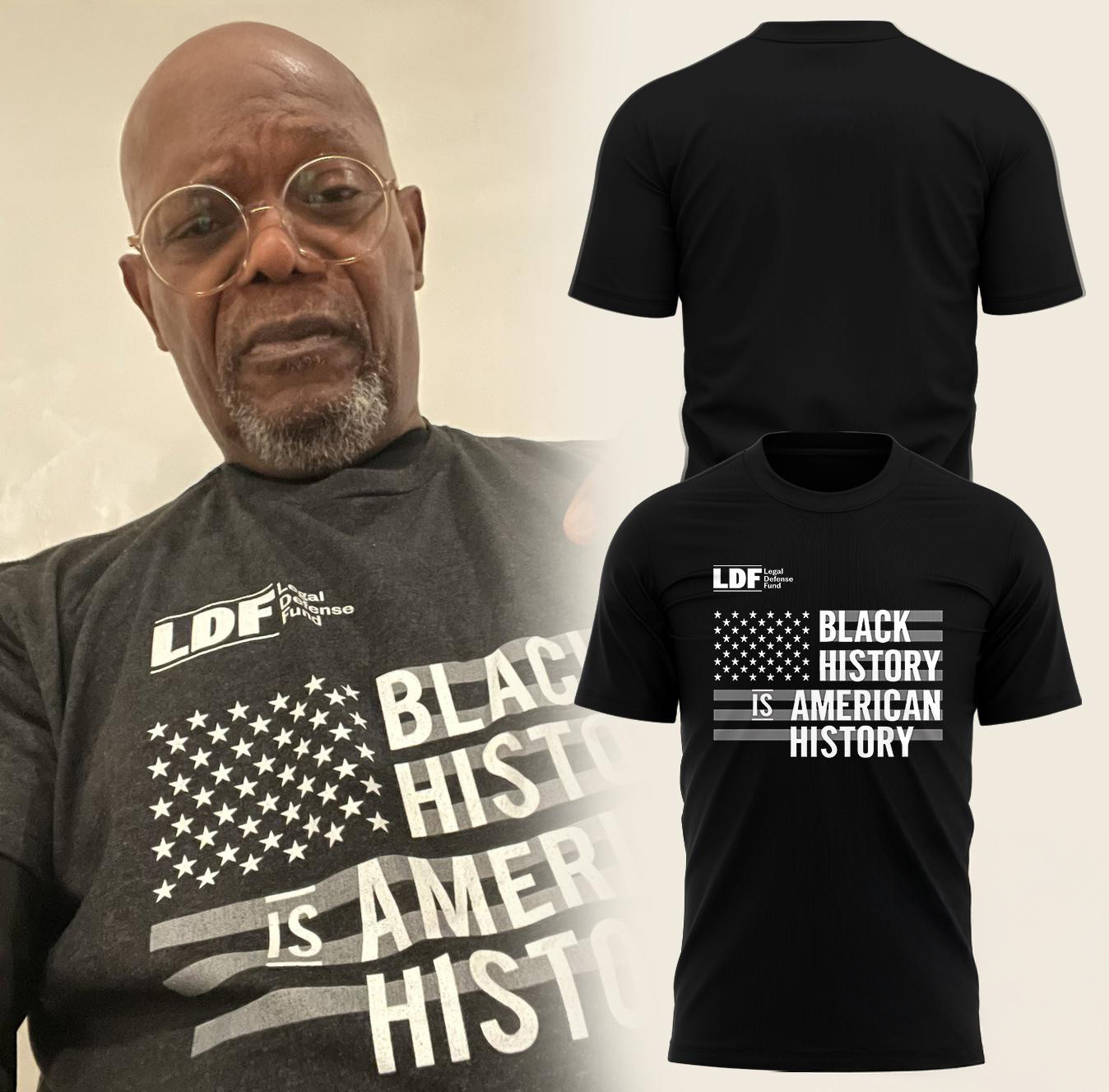 Samuel L. Jackson Graphics Black History Shirt Gifts For Fans