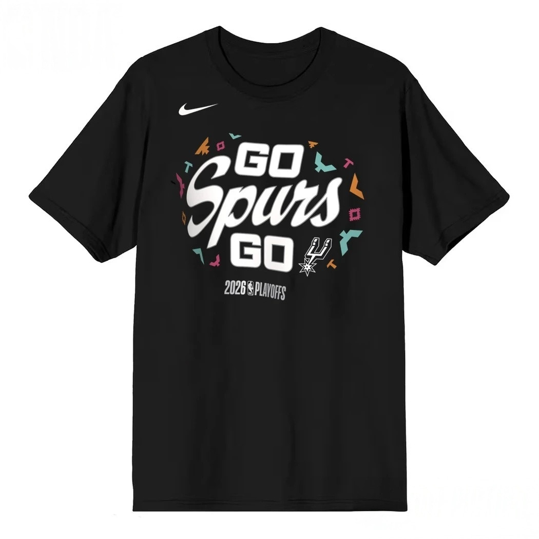 San Antonio Go Spurs Go T-Shirt 2026 NBA Playoffs Shirt Gifts For Sports Lovers