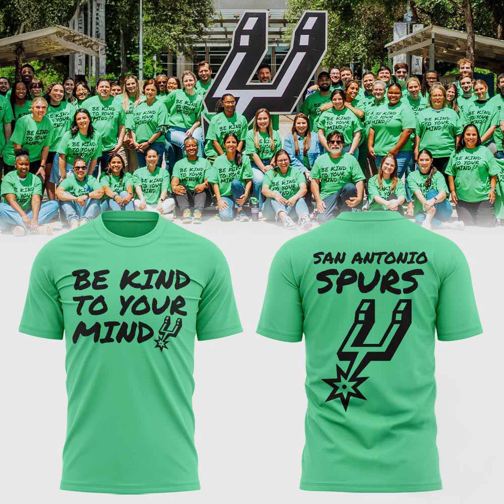 San Antonio Spurs Be Kind To Your Mind Shirt Gift Ideas For Basketball Lovers