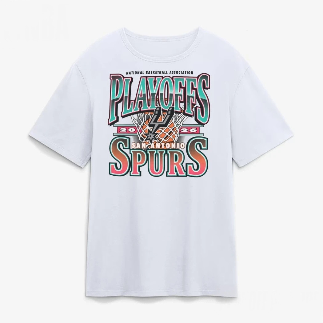 San Antonio Spurs National Basketball Association 2026 Playoff NBA T-Shirt 2026 NBA Playoffs Shirt Fans Gear