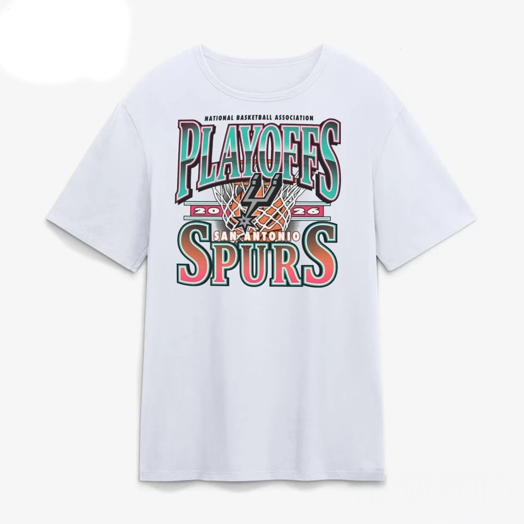 San Antonio Spurs National Basketball Association T-Shirt 2026 NBA Playoffs Clothing Line