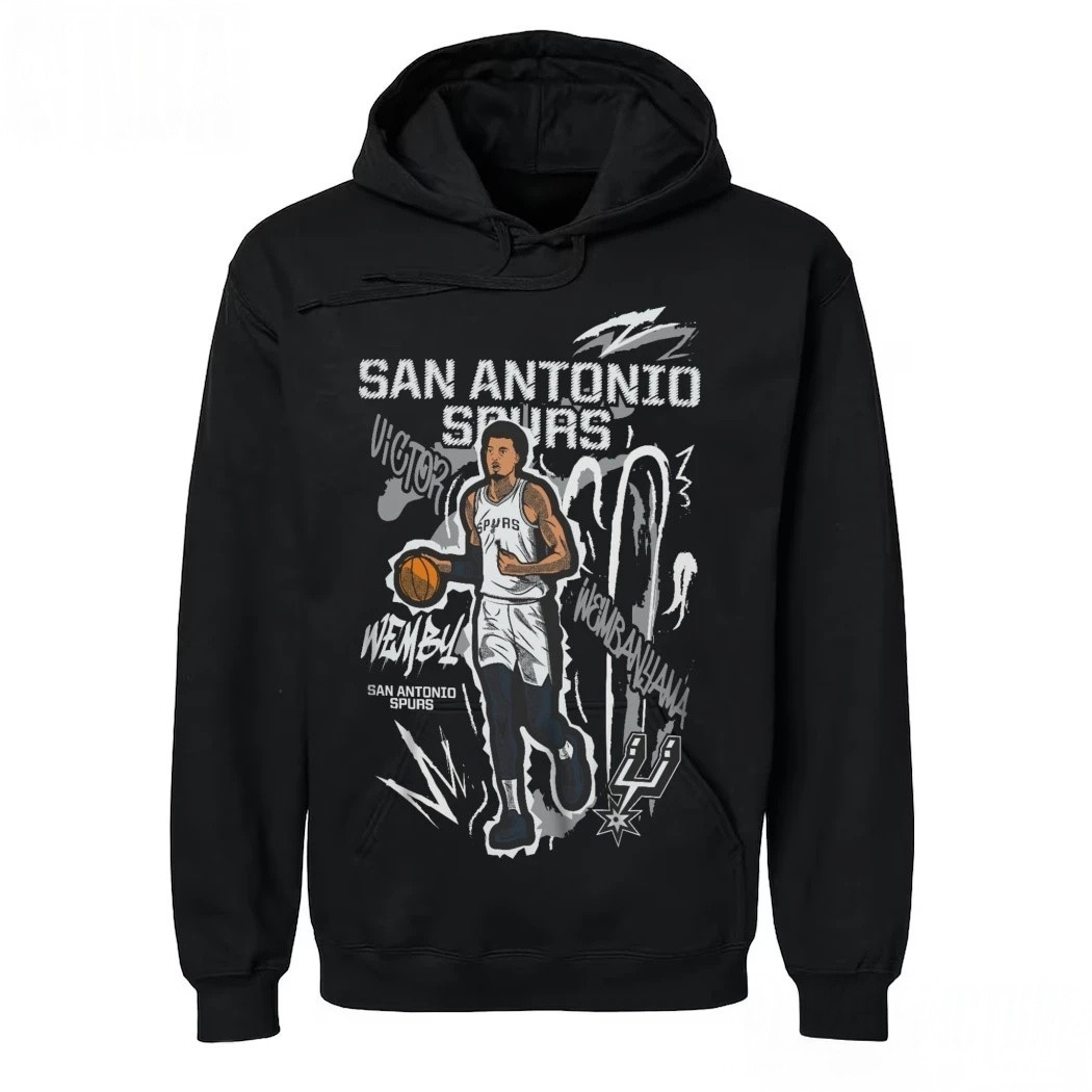 San Antonio Spurs Victor Wembanyama Hoodie NBA Style Clothing Gifts For Basketball Fans