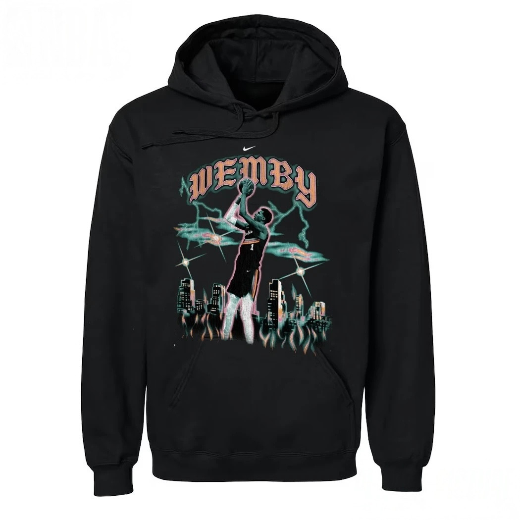 San Antonio Spurs Victor Wembanyama Hoodie Old School Basketball Outfit Gifts For NBA Fans