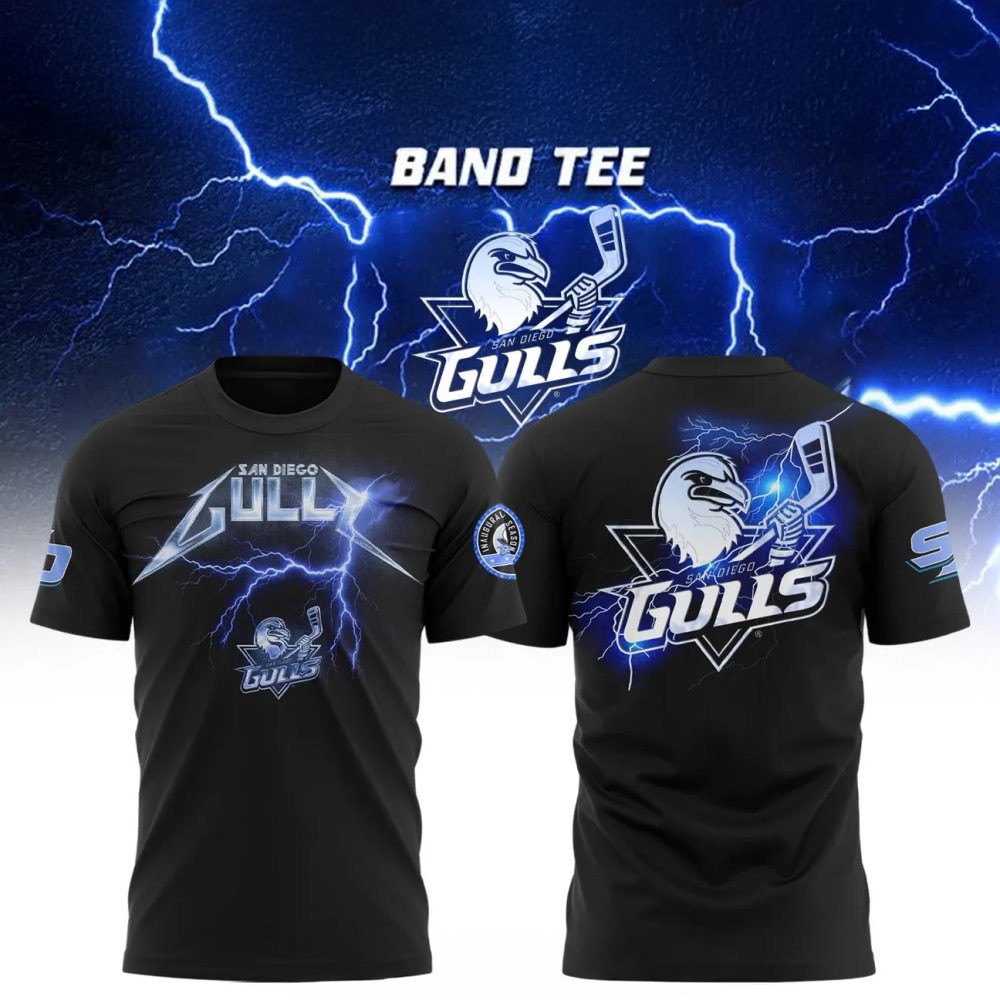 San Diego Gulls Classic Rock Night 2025 T-Shirt Presents For Hockey Fans