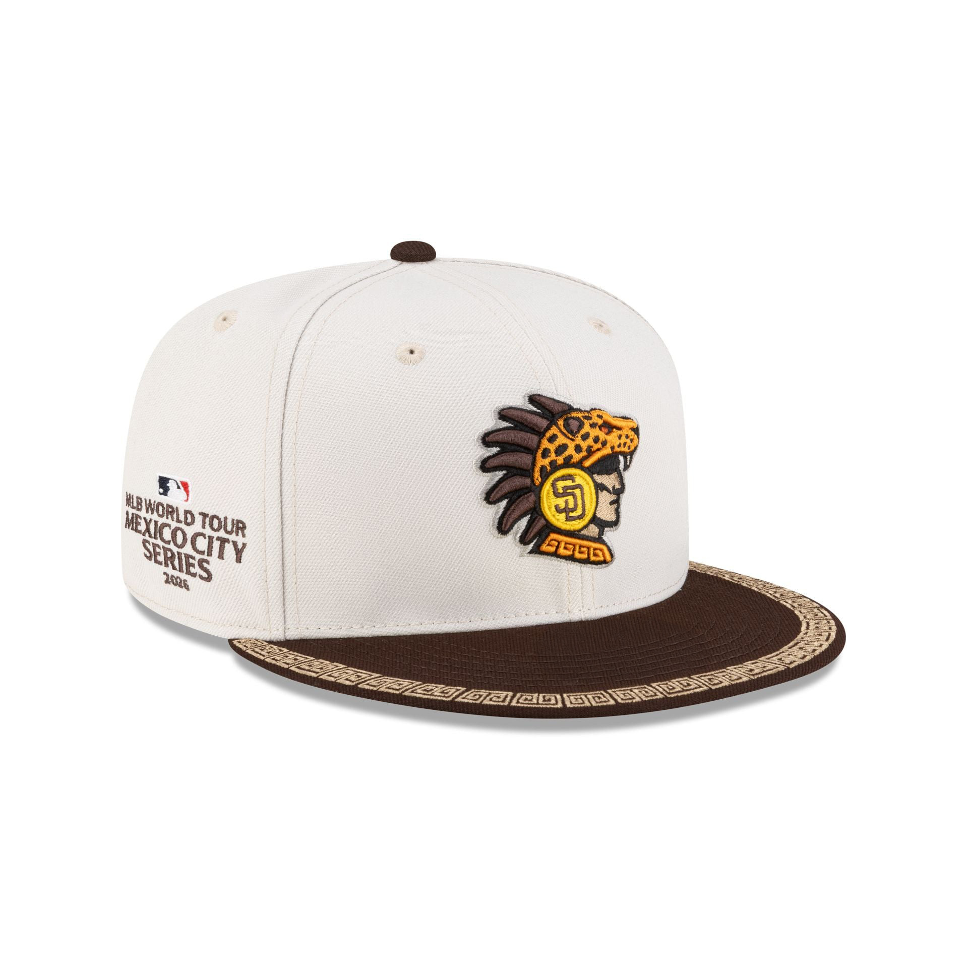 San Diego Padres 2026 MLB World Tour Mexico City Series Snapback Hat Embroidered Padres Merch