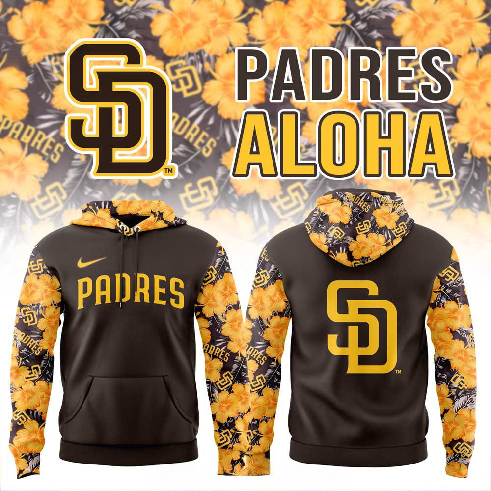 San Diego Padres Aloha 2025 Hoodie Best Gifts For Baseball Fans