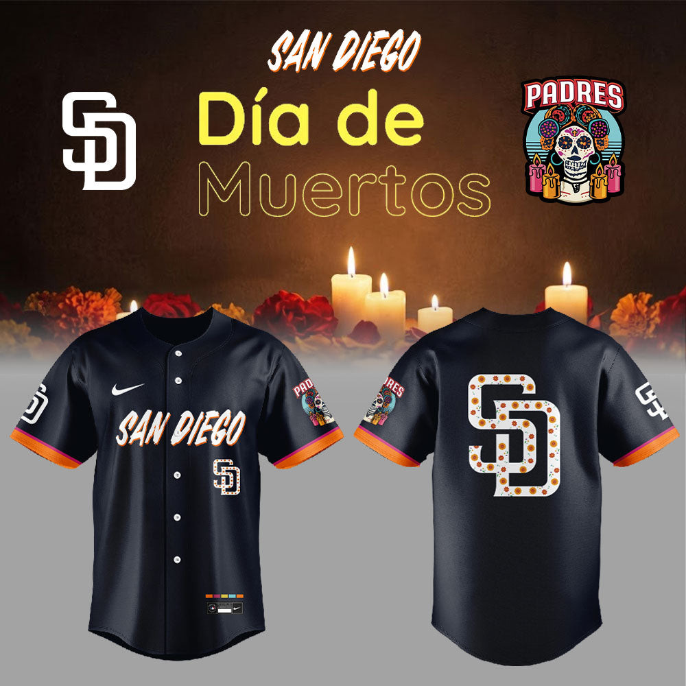 San Diego Padres City Connect Concept Dia De Los Muertos 2026 Jersey SD Padres Merch Fan Gifts