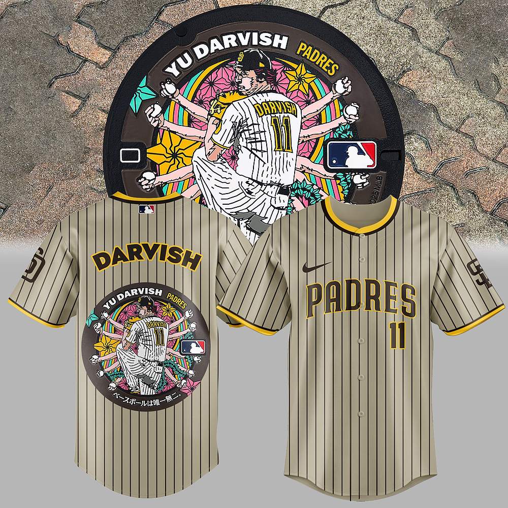 San Diego Padres Darvish 2025 MLB Japan Rising Stars Jersey Best Gift For Baseball Fans