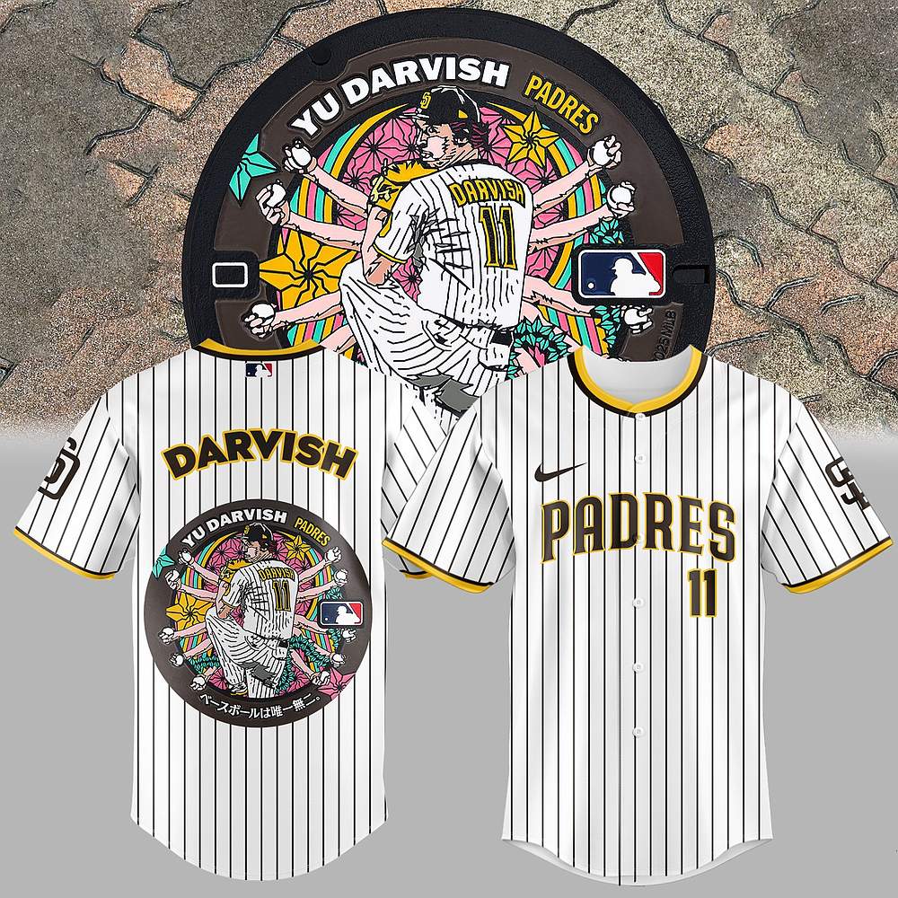 San Diego Padres Darvish 2025 MLB Japan Rising Stars Jersey Best Gift For MLB Supporters