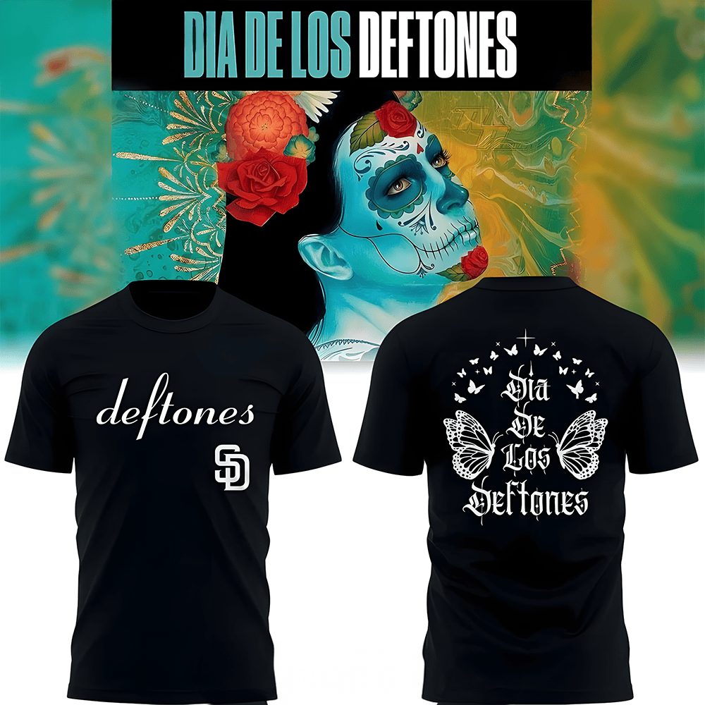 San Diego Padres Dia de los DEFTONES Special T-Shirt Comfortable Shirt For Game Day Outfit