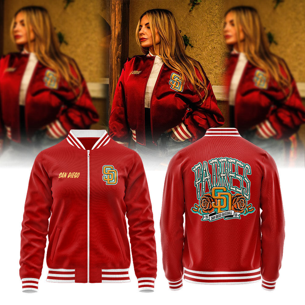 San Diego Padres Every Detail Carries A Story New Collection 2026 Zip Jacket SD Padres Merch