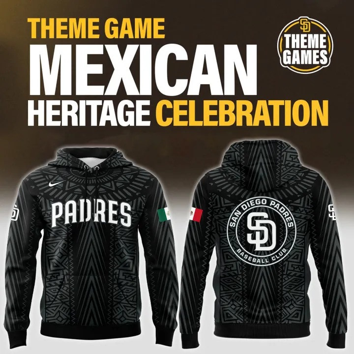 San Diego Padres Mexican Heritage Celebration Hoodie Gifts For Baseball Lovers Fans