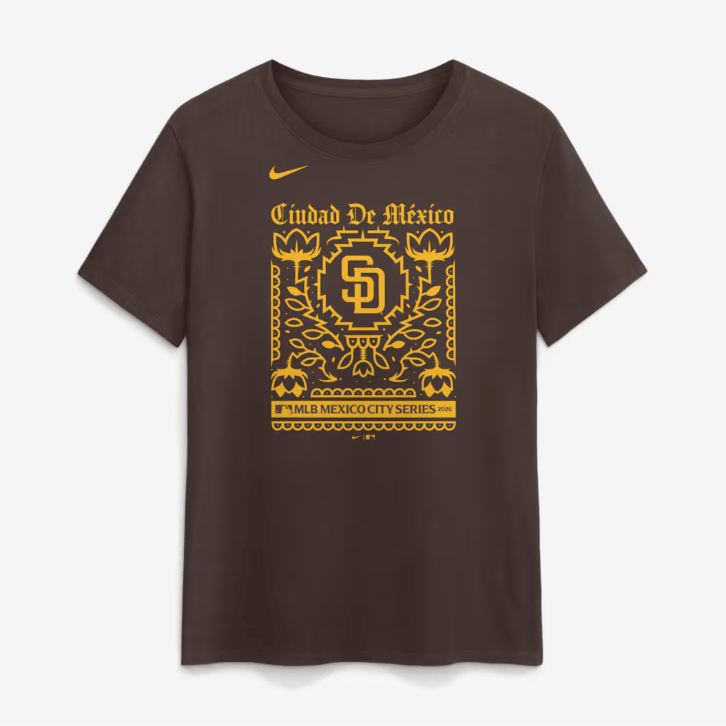 San Diego Padres MLB World Tour Mexico City Series 2026 T-Shirt Baseball Merch Best Fan Gift