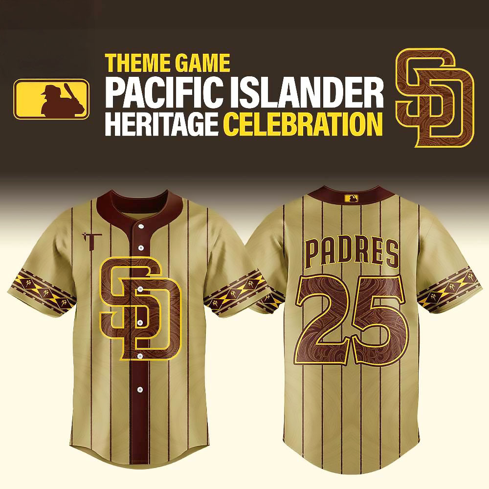 San Diego Padres Pacific Islander Heritage Baseball Jersey Gift Ideas For Baseball Fans