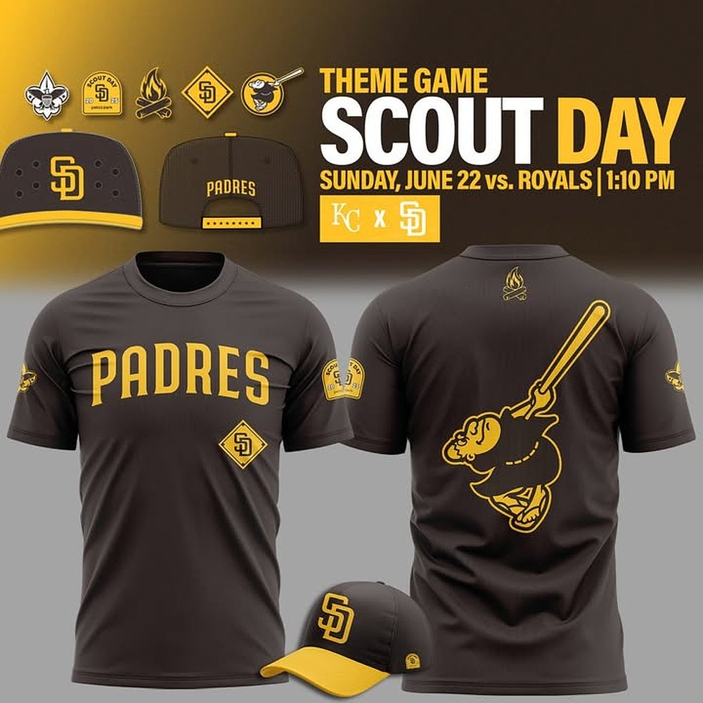 San Diego Padres Scout Day 2025 T-Shirt Best Gift For Baseball Fans Supporters