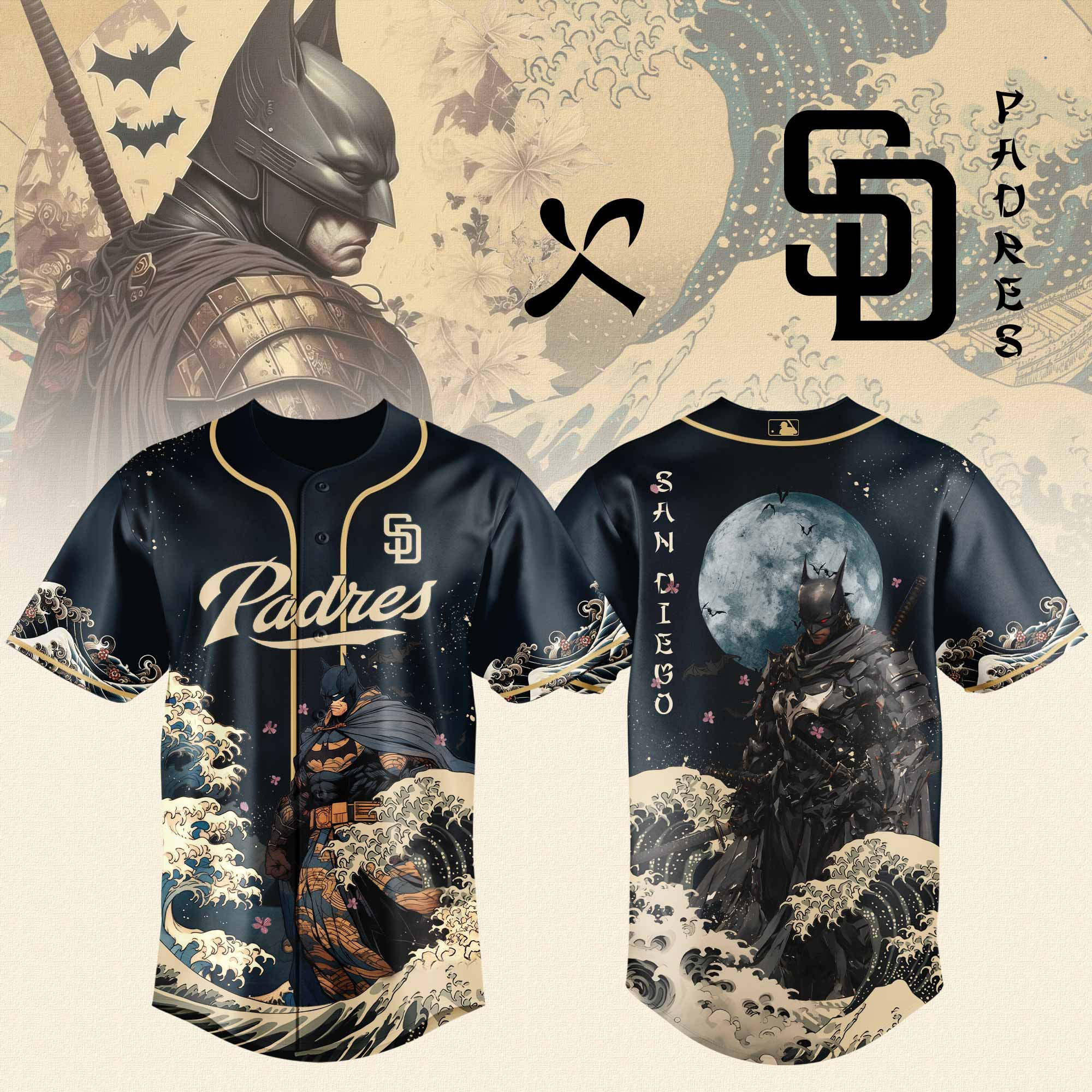 San Diego Padres x Batman Night Limited Edition Jersey 2025 Unique Gifts For Baseball Fans