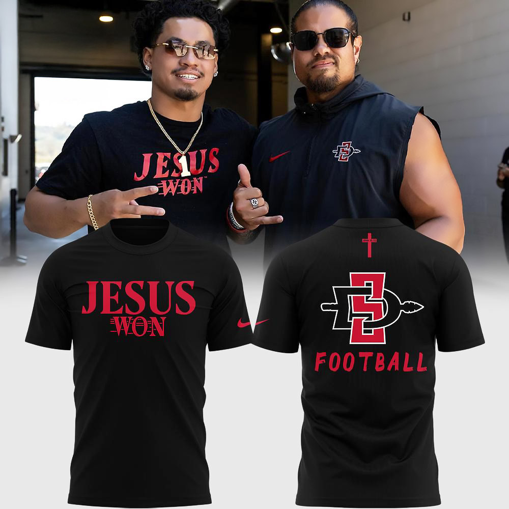 San Diego State Jesus Won Limited Edition T-Shirt Birthday Ideas For Boyfriend