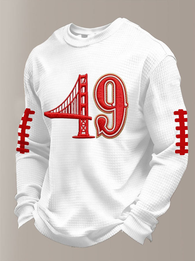 San Francisco 49ers Merch 49 Golden Bridge Long Sleeve Shirt Cool Gifts For Husband
