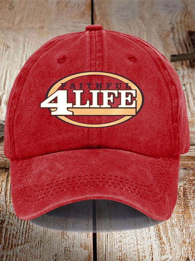 San Francisco 49ers Merch Faithful 4life Hat Best Gifts For The Faithful