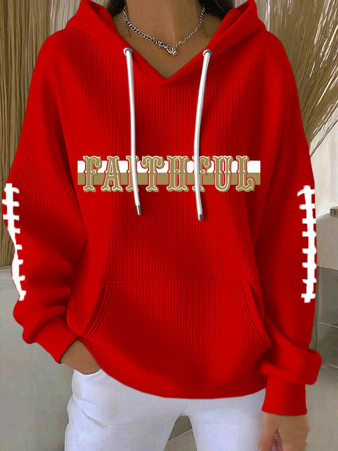 San Francisco 49ers Merch Faithful Hoodie Unique Presents For The Faithful