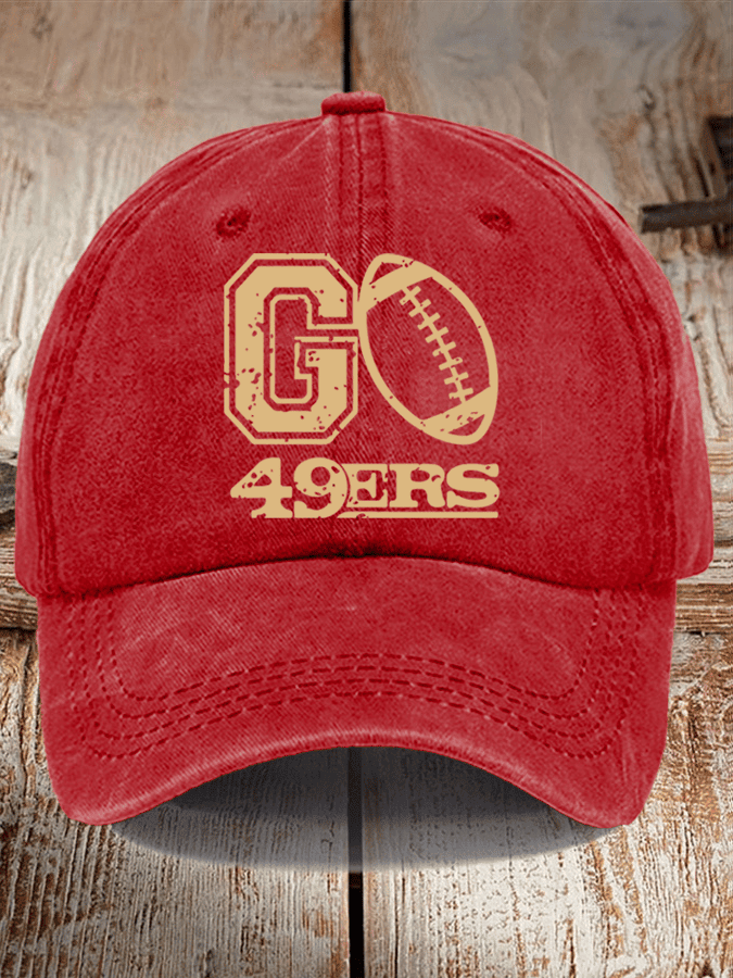 San Francisco 49ers Merch Go 49ers Hat Game Day Cap Cool Gifts For Men