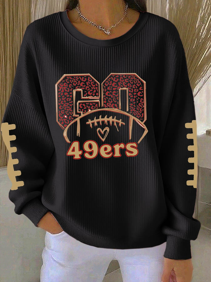 San Francisco 49ers Merch Go 49Ers Sweatshirt Football Gifts For Women