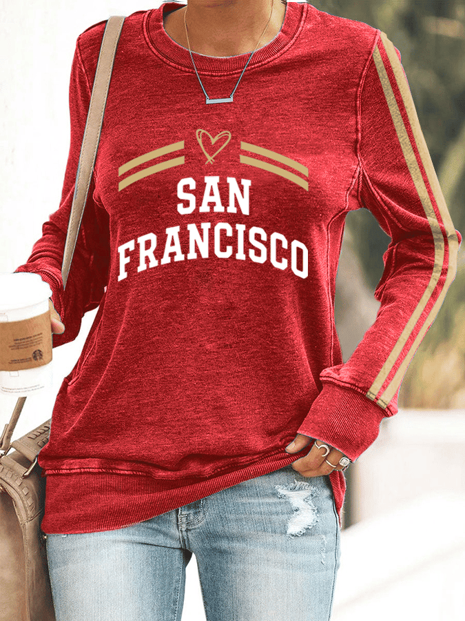 San Francisco 49ers Merch San Francisco Sweatshirt Football Enthusiasts Present Ideas